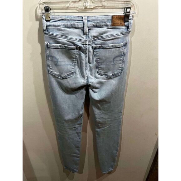 American Eagle Jeans Womens Size 2 Next Level Stretch Hi Rise Jegging Denim - Picture 2 of 9